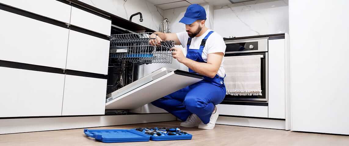 Dishwasher repair in a modern Cape Town kitchen
